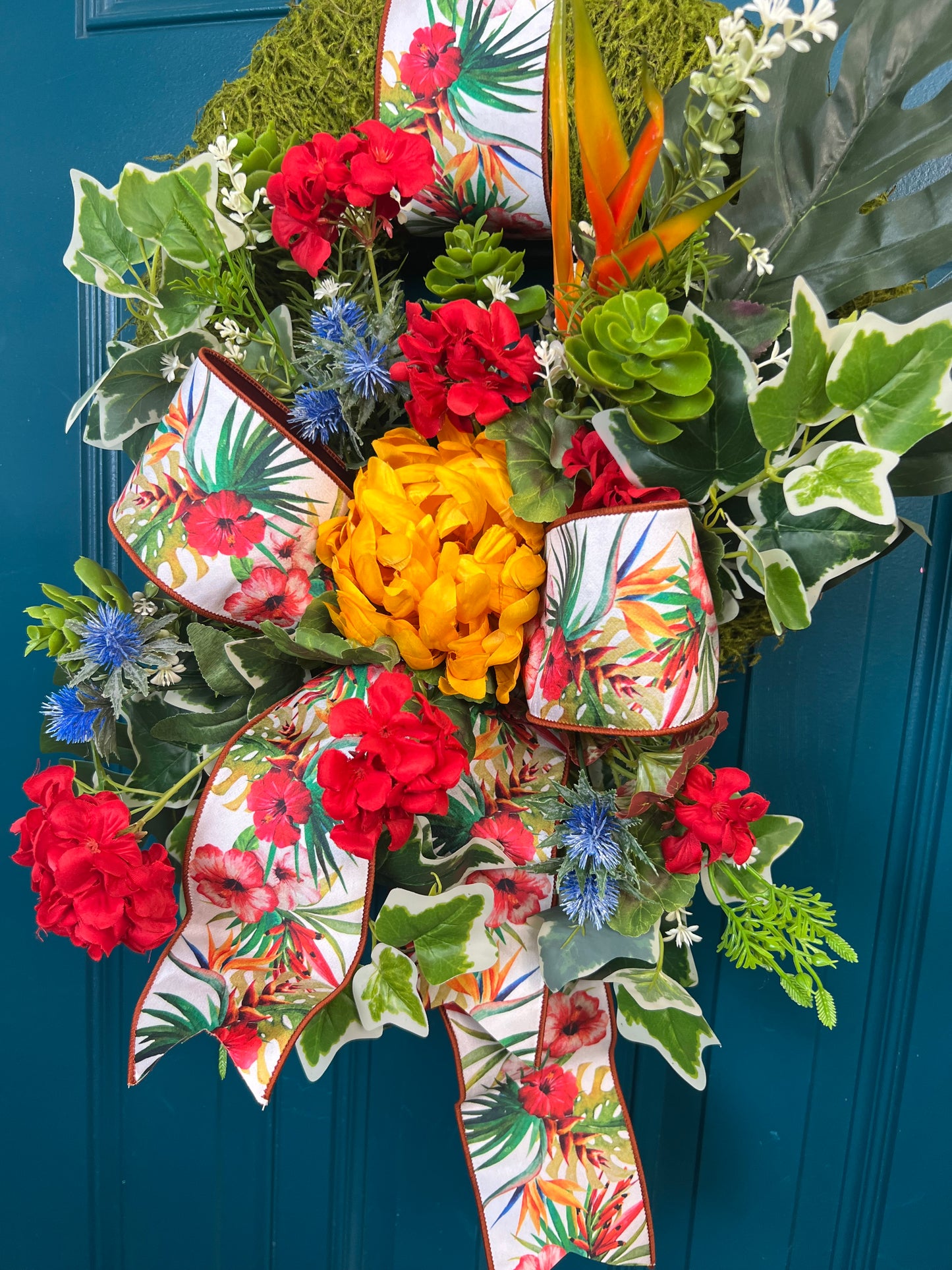 Summer Tropical Wreath