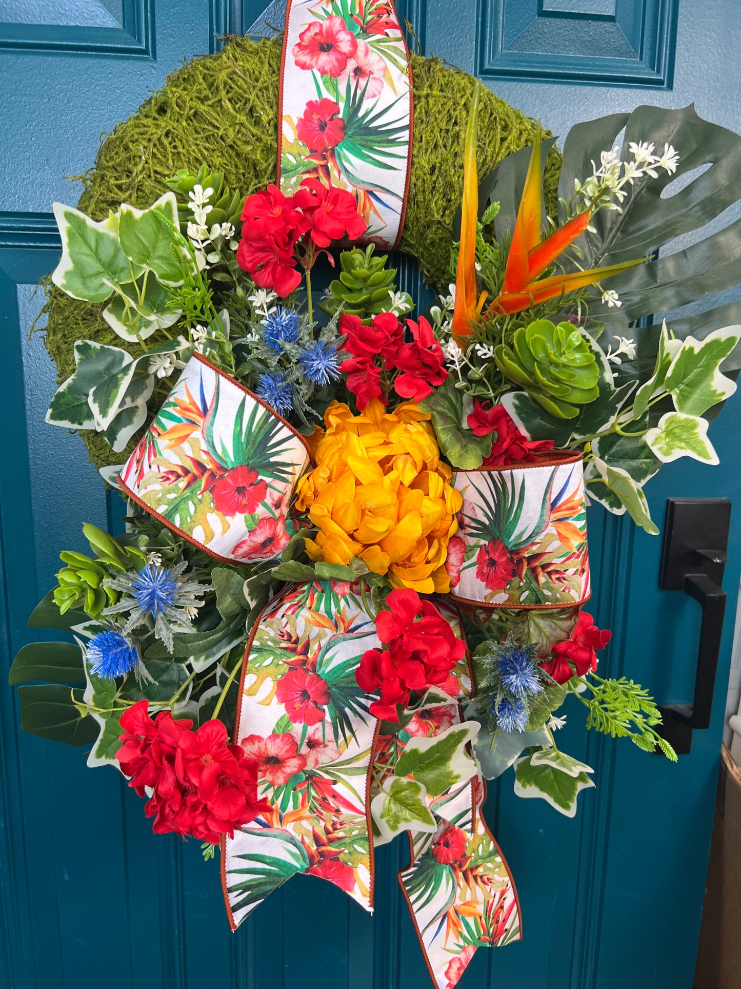 Summer Tropical Wreath