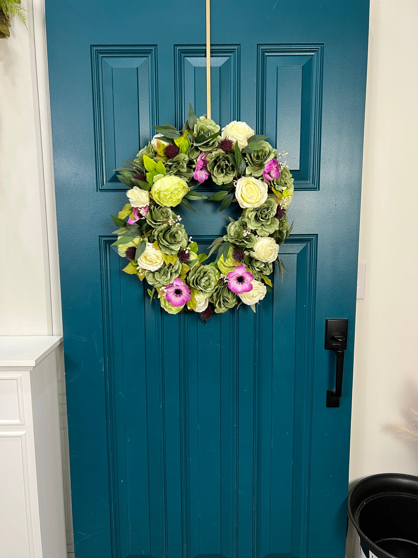 Rose, Peony, Poppy Wreath