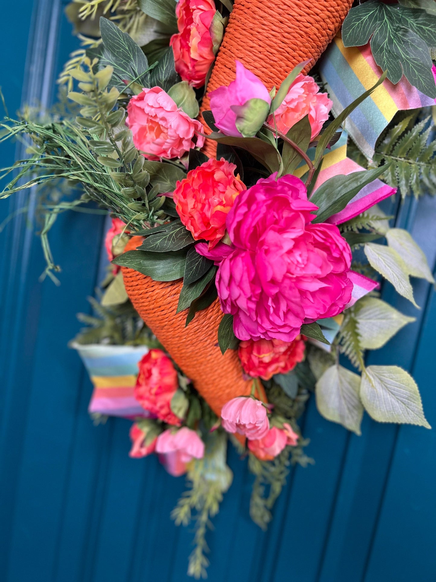 XL Carrot Easter Wreath