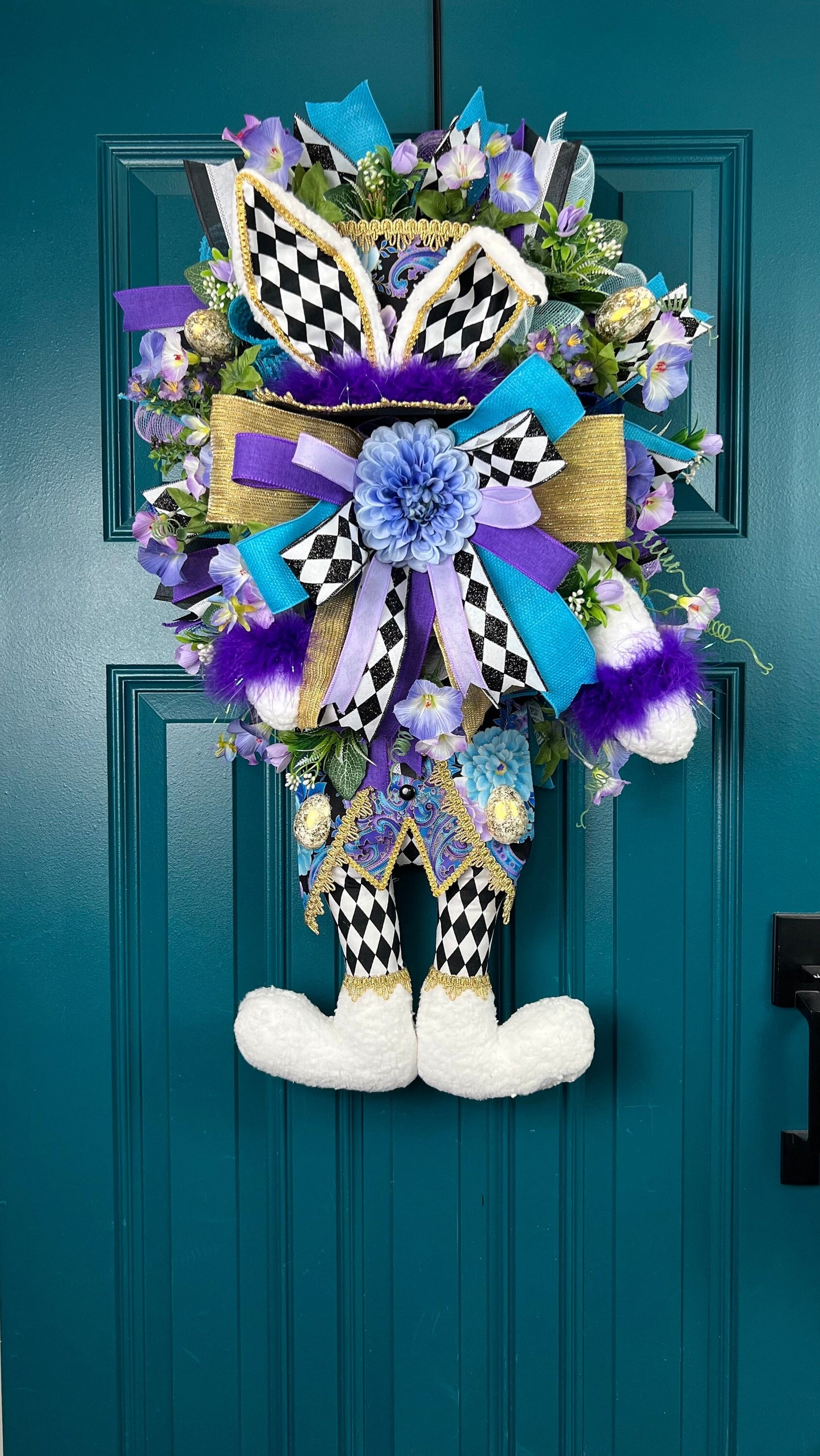 Easter Bunny Wreath for Front Door