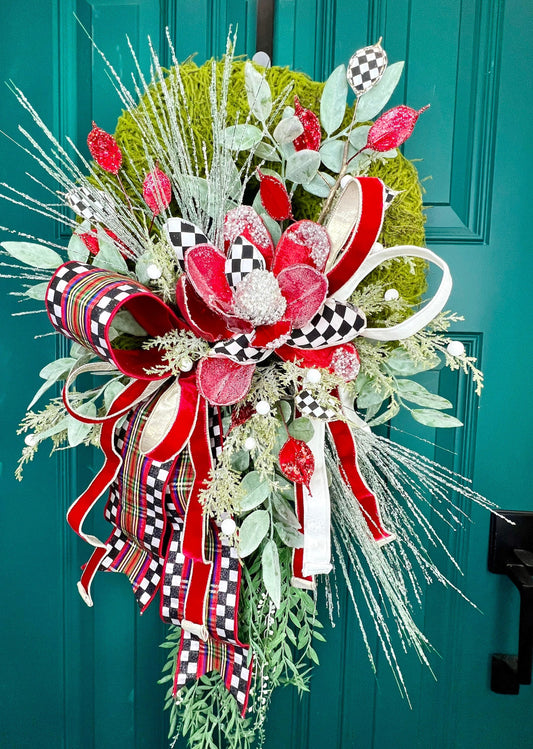 XL Elegant Christmas Wreath for Front Door